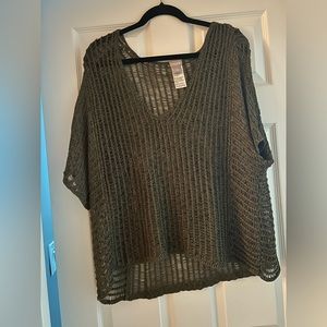 chicos sweater, green, XXL
